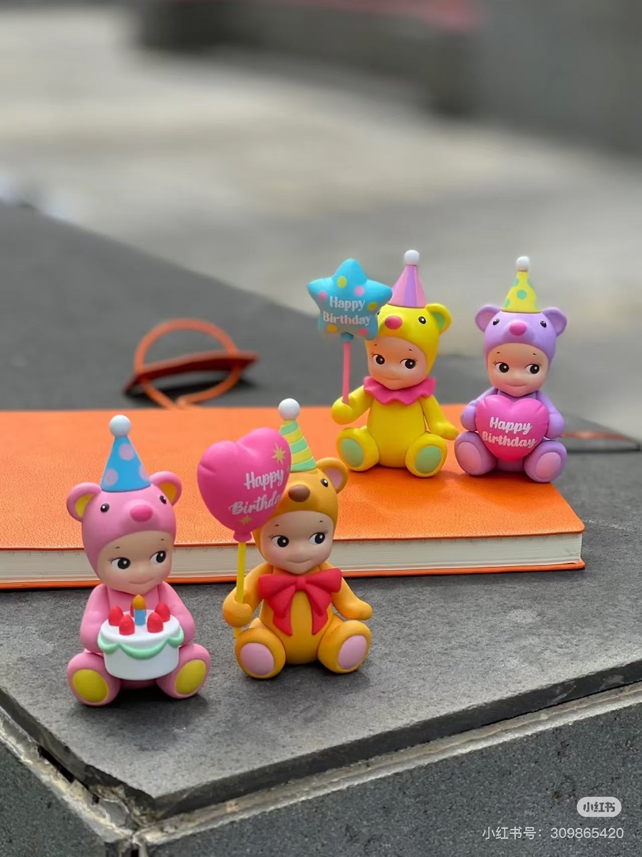 Sonny Angel| Happy Birthday Bear mystery bag/blind box/All 6 types|1pcs