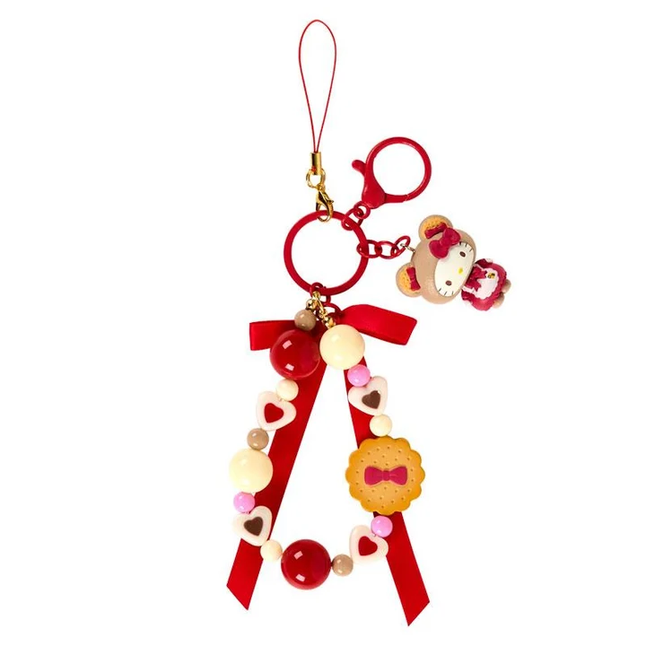 Sanrio|Cookie Fluffy Bear Mobile Strap|3×2×3.5cm approx.