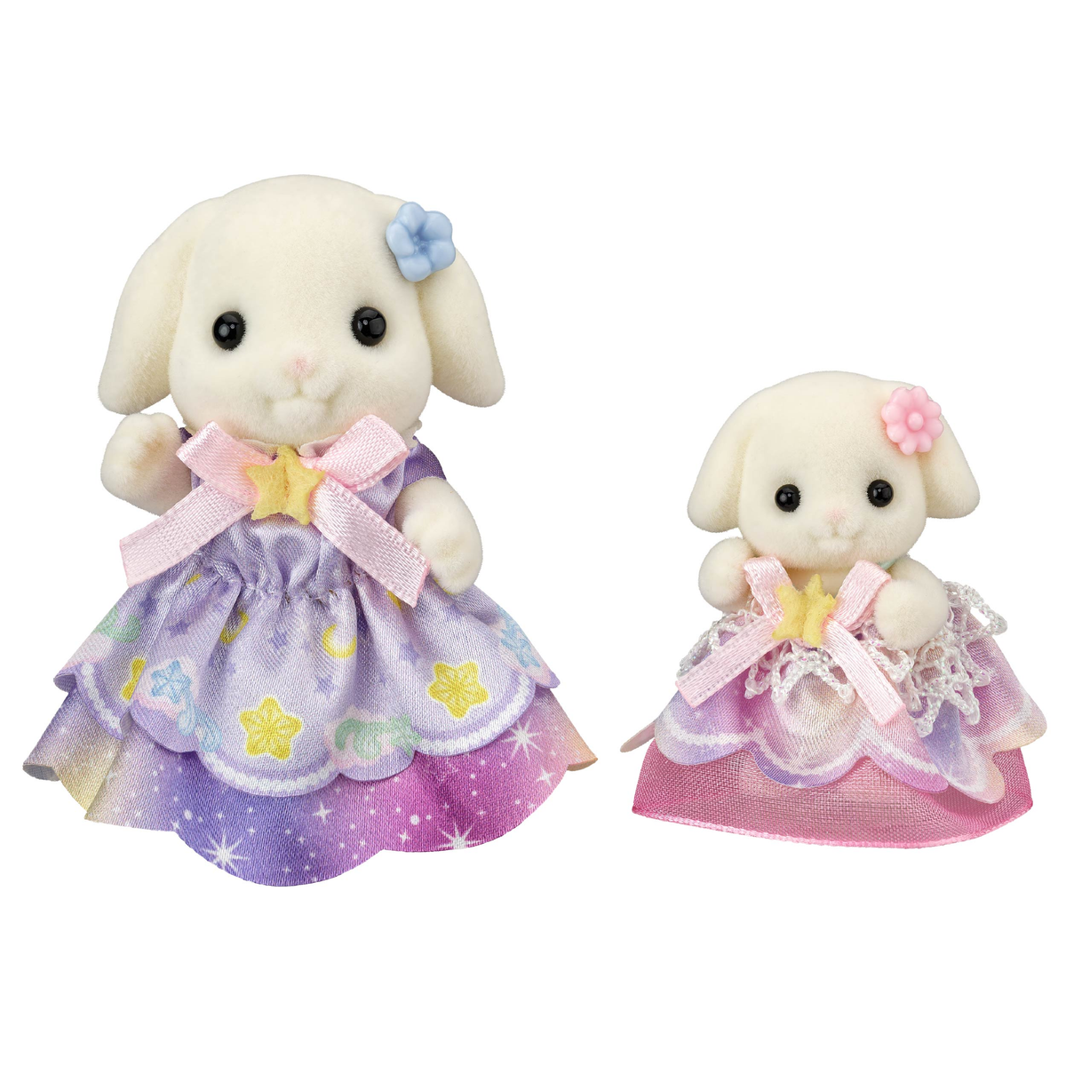 SylvanianFamilies|Dreamy Dress Pair Set Flora Rabbit Girl & Baby