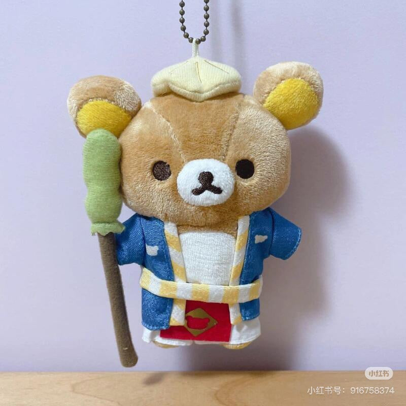 Rilakkuma轻松熊|地域限定可爱角色毛绒玩偶挂件/包挂