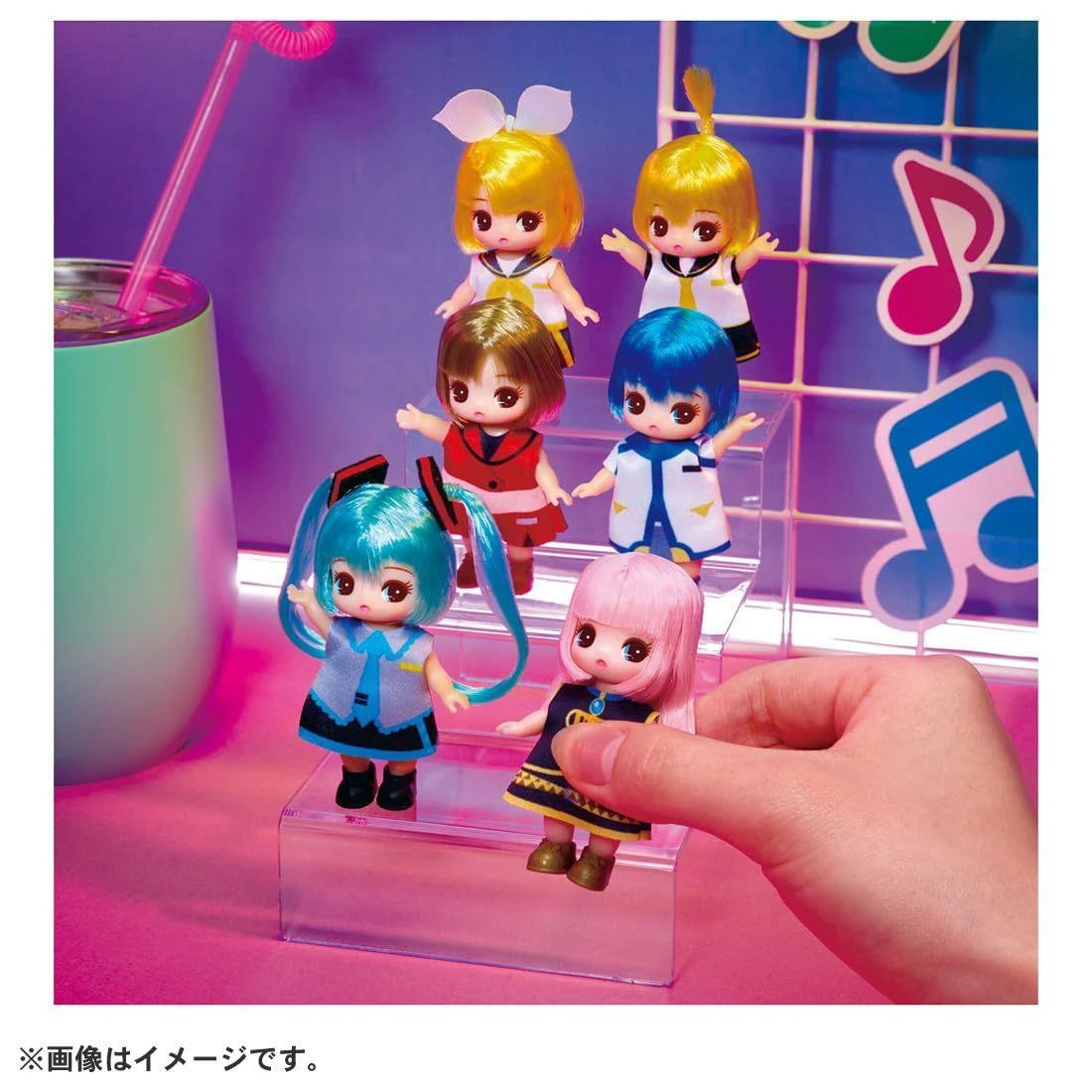 Licca|Mini Licca-Chan Puchi Licca-Chan Hatsune Miku Collection mystery bag/blind box/All 6 types|1pcs