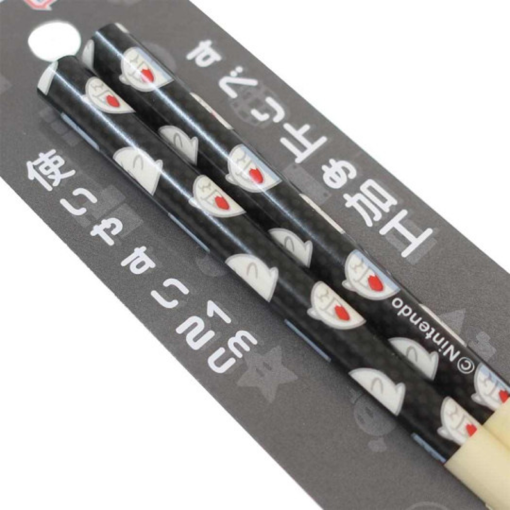 Nintendo任天堂|Mario Bamboo Chopsticks 21cm / Super Mario Brothers超级马里奥竹制筷子|约长210mm