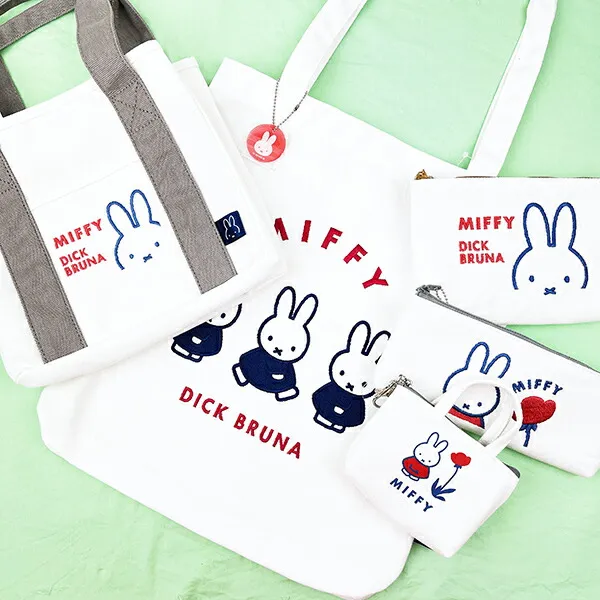 Miffy|Canvas Pouch |190×110×30mm approx.