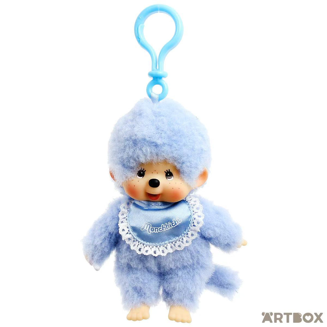 【limit 1】Monchhichi|Colours Lacy Satin Bib Mascot Holder /Plush Keychain|10cm x 14cm x 5cm approx.