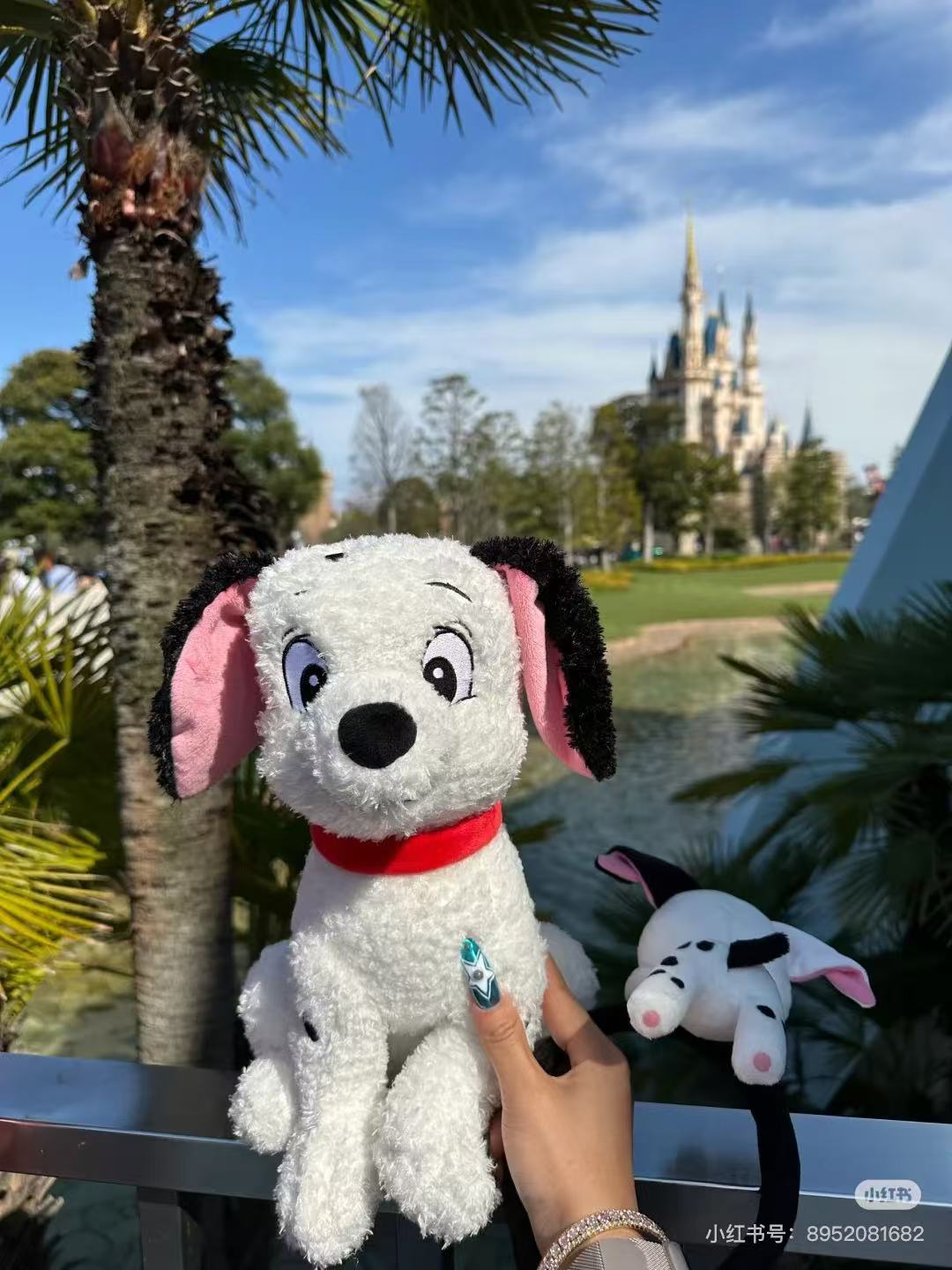 Disney迪士尼|东迪《101忠狗》斑点狗坐姿毛绒玩偶/公仔