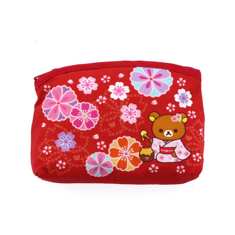 Rilakkuma轻松熊|茶房限定化妆包/收纳包|约W120×H90(mm)