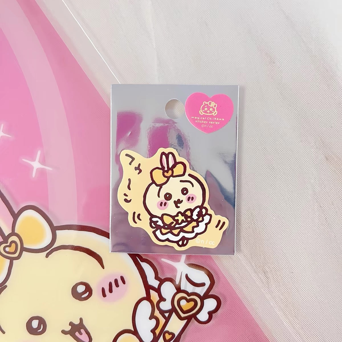 Chiikawa 吉伊卡哇|超魔法少女/小魔仙系列单张角色贴纸/手机贴/行李箱贴|约H50 x W50mm