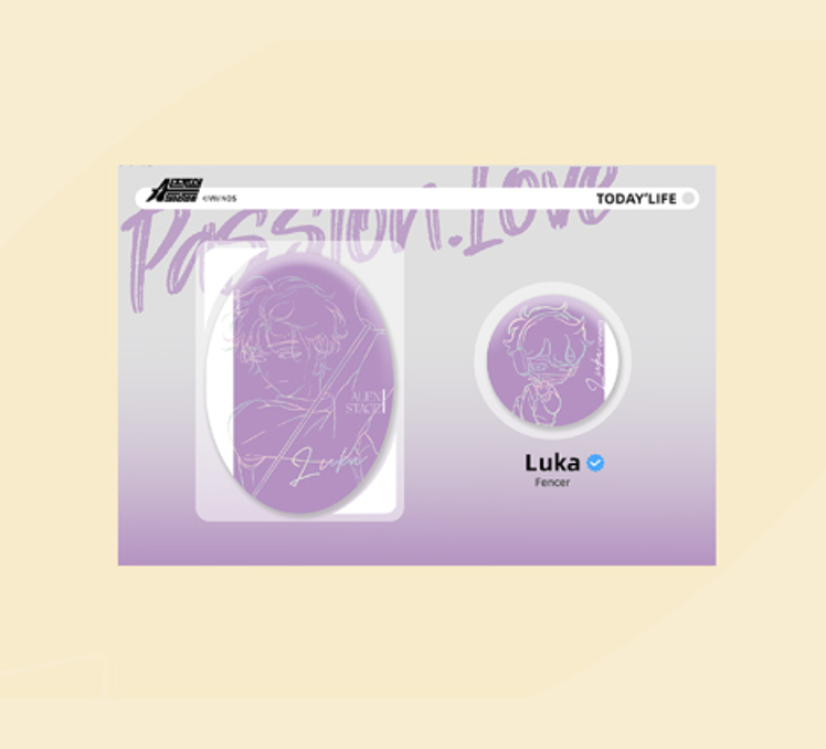 Alien Stage|Passion Series Can Badge Set|4.6 cm × 6.4 cm approx.