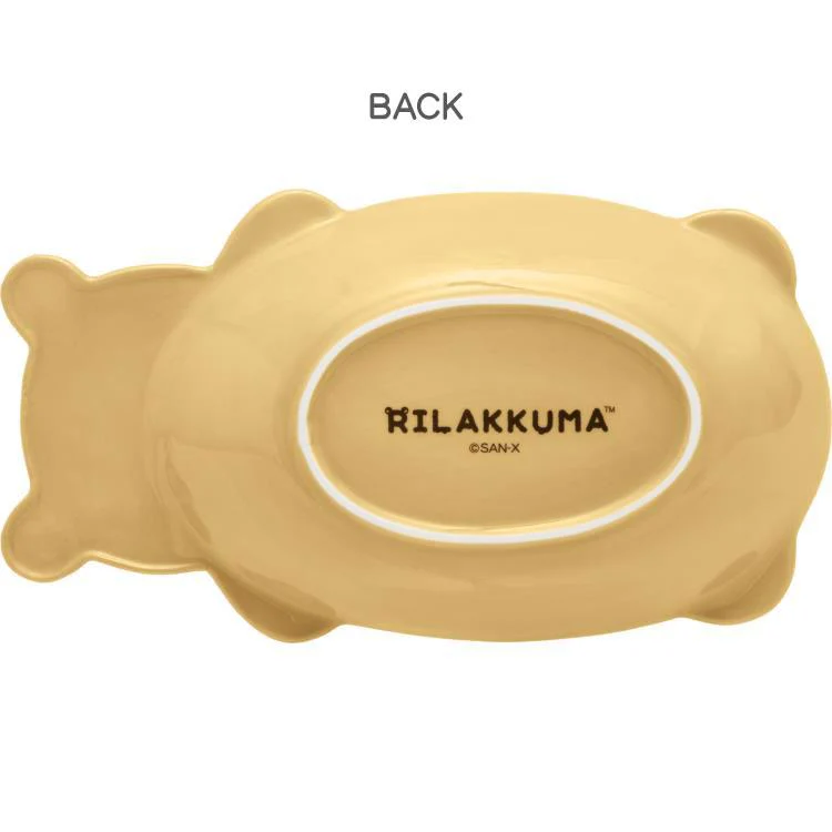Rilakkuma轻松熊|San-X Plate - Rilakkuma轻松熊餐盘|约H125 x W235 x D40mm