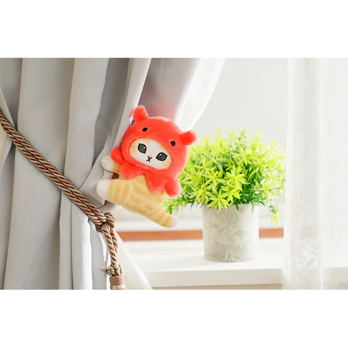 Mofusand|Octopus Mendako Sea Creatures Mascot Holder Plush Clip|120×120×70mm approx.