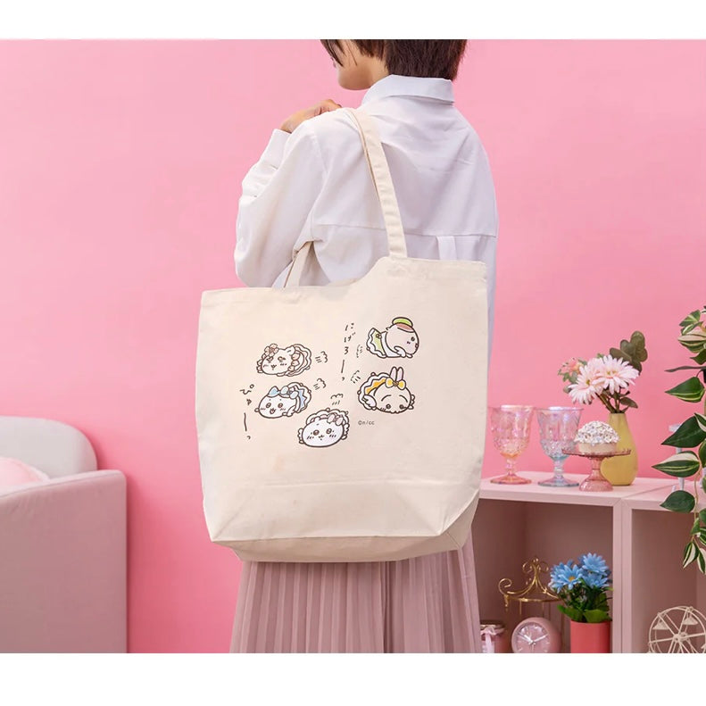 Chiikawa 吉伊卡哇|超魔法少女/小魔仙系列大容量帆布包/单肩包|約H400×W450×D150mm