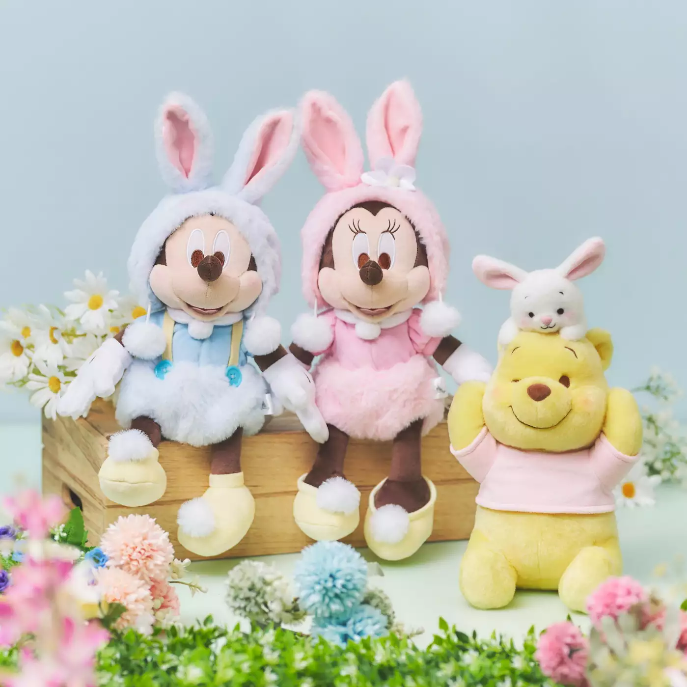 Disney|Spring Style Rabbit Plush Dolls/Plush Toy| When seated 35×23×19 cm approx.