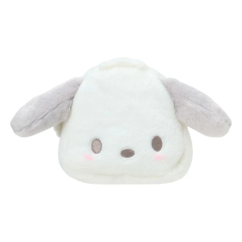 Sanrio|Nap on Fluffy White Cloud Face-shaped Pouch 15×2.5×11.5cm approx.