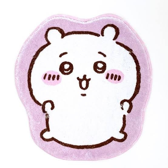 Chiikawa|毛茸茸防滑地毯/地垫/坐垫|約幅40×奥行42cm