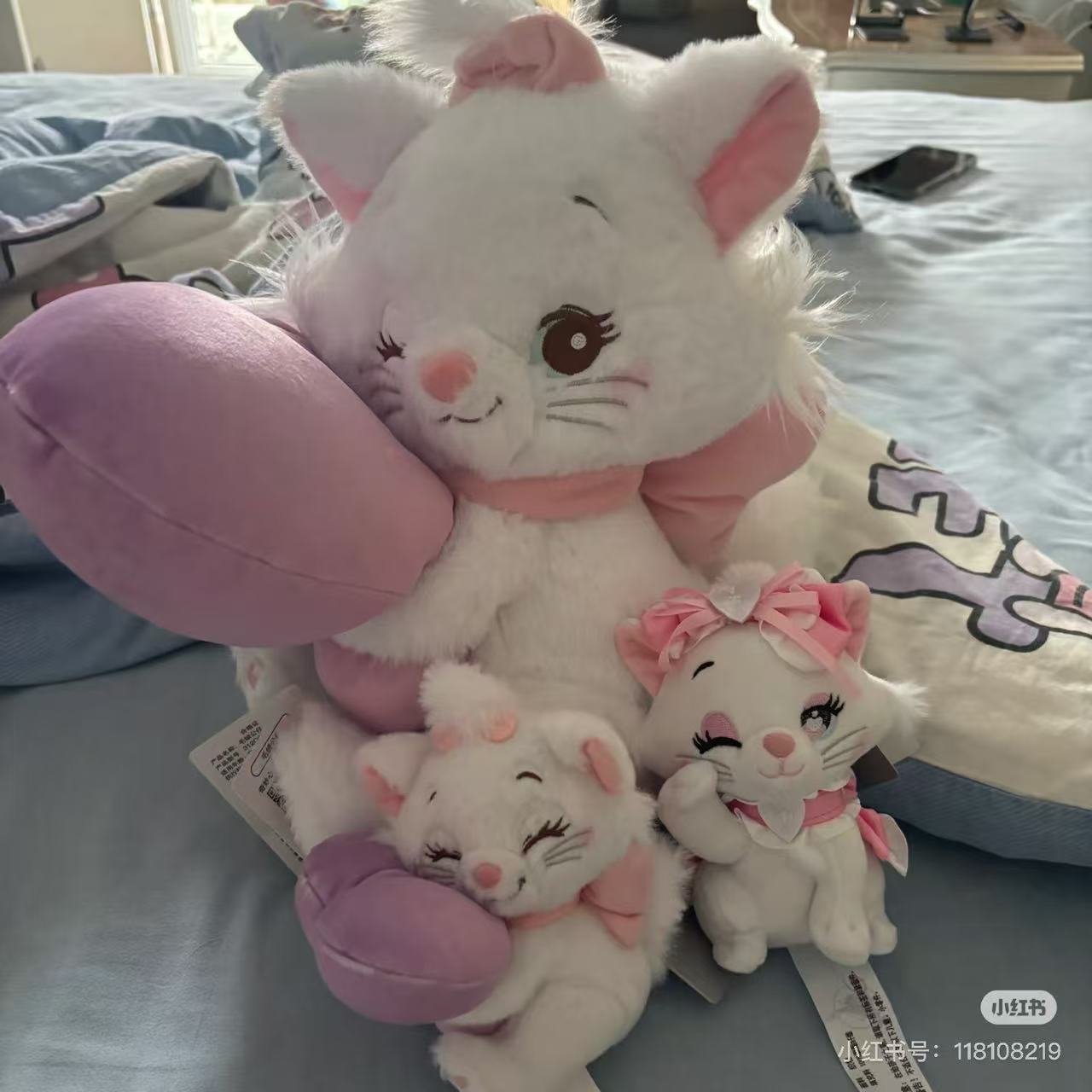 Disney|The Aristocats Mascot Holder /Plush Keychain|H15×W11×D12cm approx.