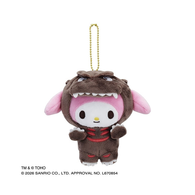 Sanrio|GODZILLA CHARACTERS Mascot Holder /Plush Keychain|H10cm approx.