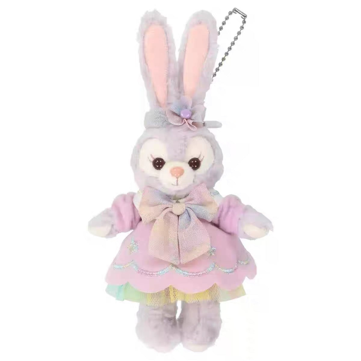 Disney|Duffy & Friends 20th Anniversary Happiness Mascot Holder Plush Keychain with Badge