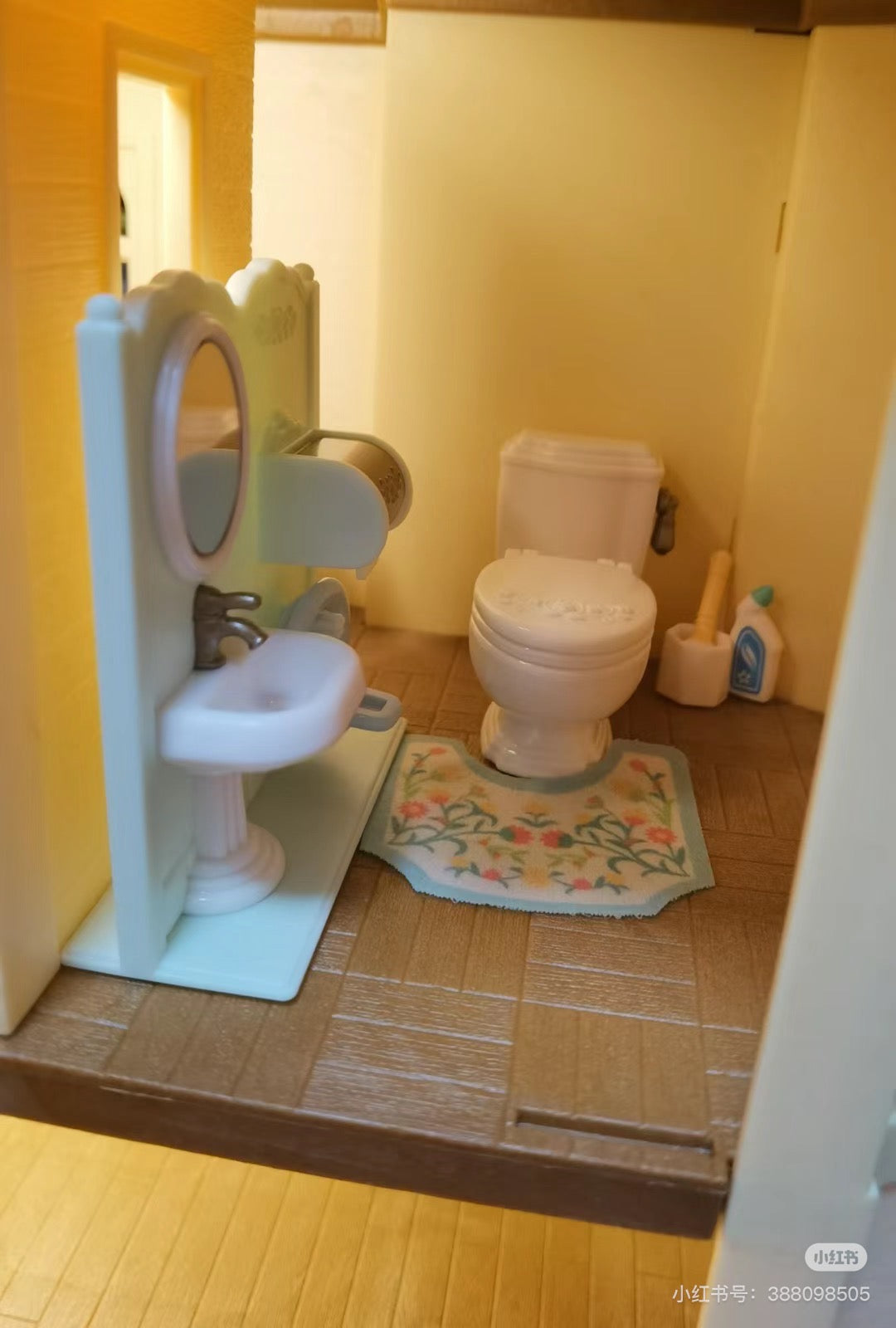 SylvanianFamilies森贝儿家族| Toilet Set 卫生间家具套组/玩具/过家家/不含玩偶5740