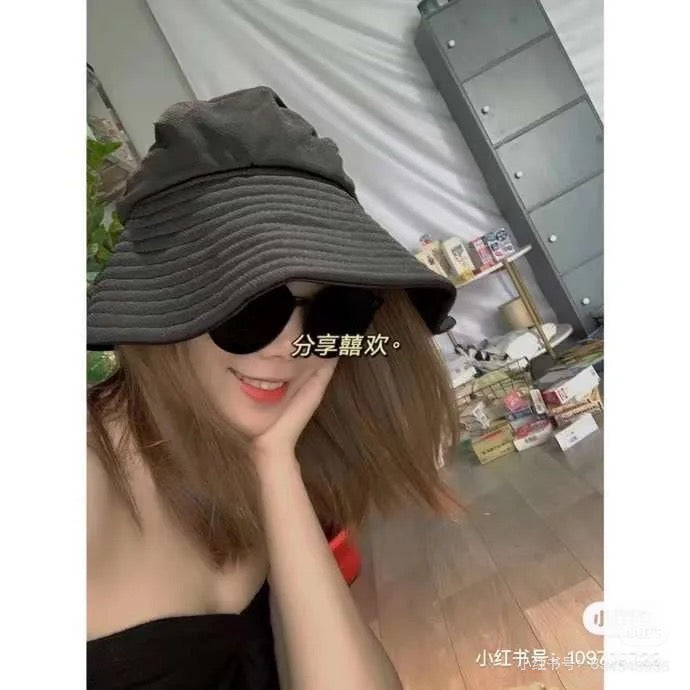 UV Cut|COOL99%防紫外线遮阳大帽檐可折叠防晒帽/渔夫帽