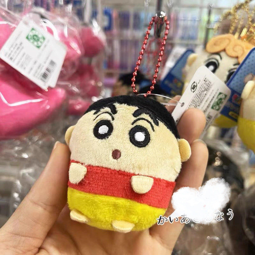 Crayon shin-chan蜡笔小新|圆滚滚Q版毛绒挂件|約60x65x55mm