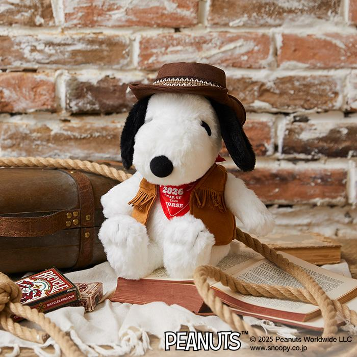 Snoopy|Peanuts Cowboy Plush Dolls/Plush Toy|H33 x W16 x D15cm approx.
