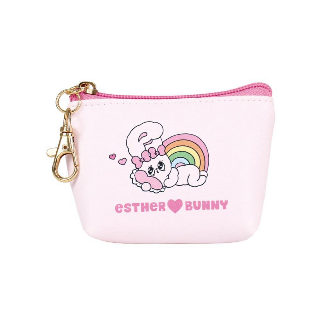 Esther Bunny|Triangular Mini Pouch|70×110×55mm approx.
