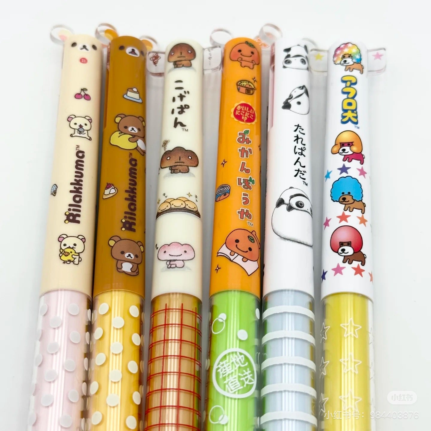 SANX|Two Color Mimi Pen 怀旧系列可爱角色红/黑双色圆珠笔|芯0.7mm