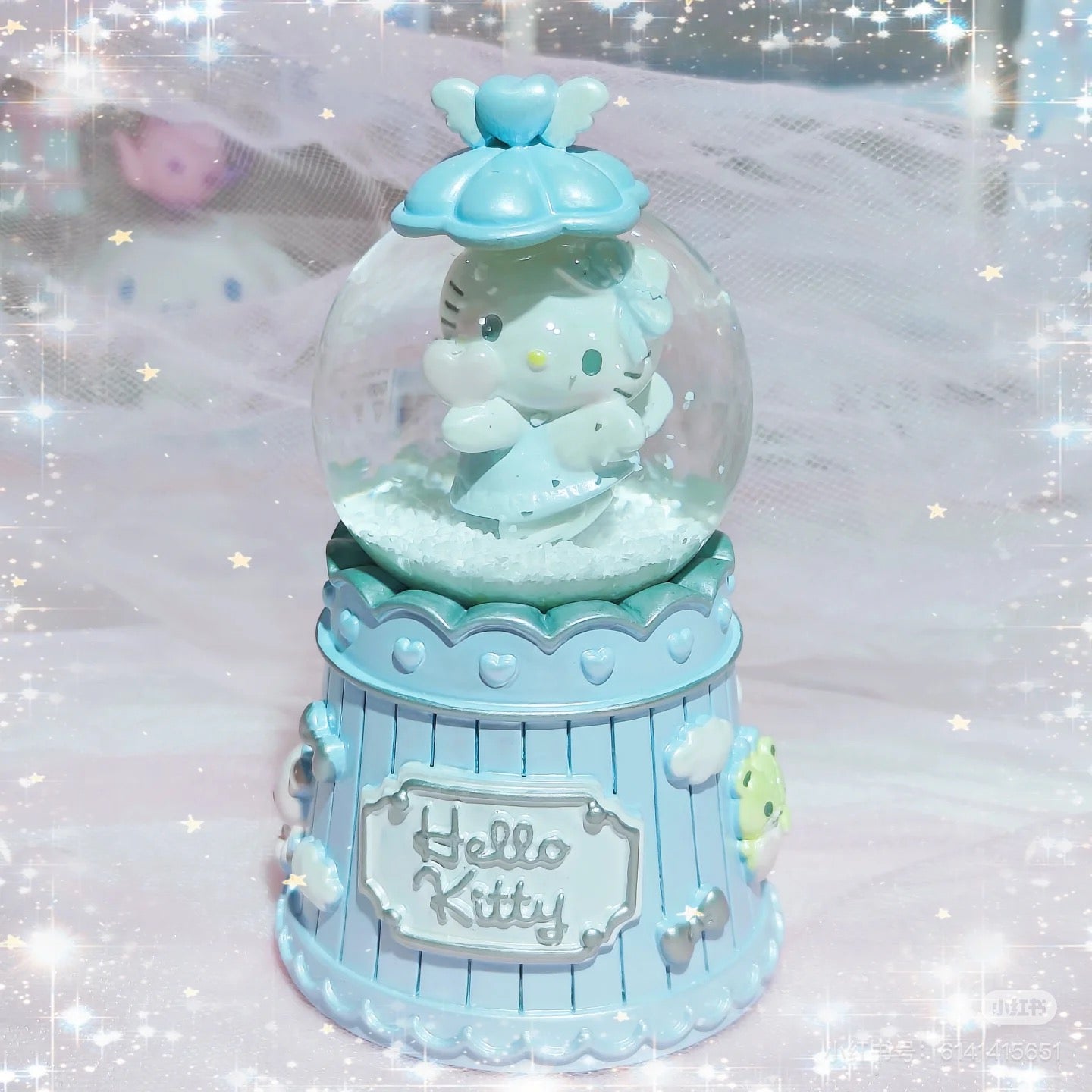 Sanrio三丽鸥|Snow Globe (S) 2024年圣诞限定可爱角色小号水晶球|约5.5×5.5×9.5cm