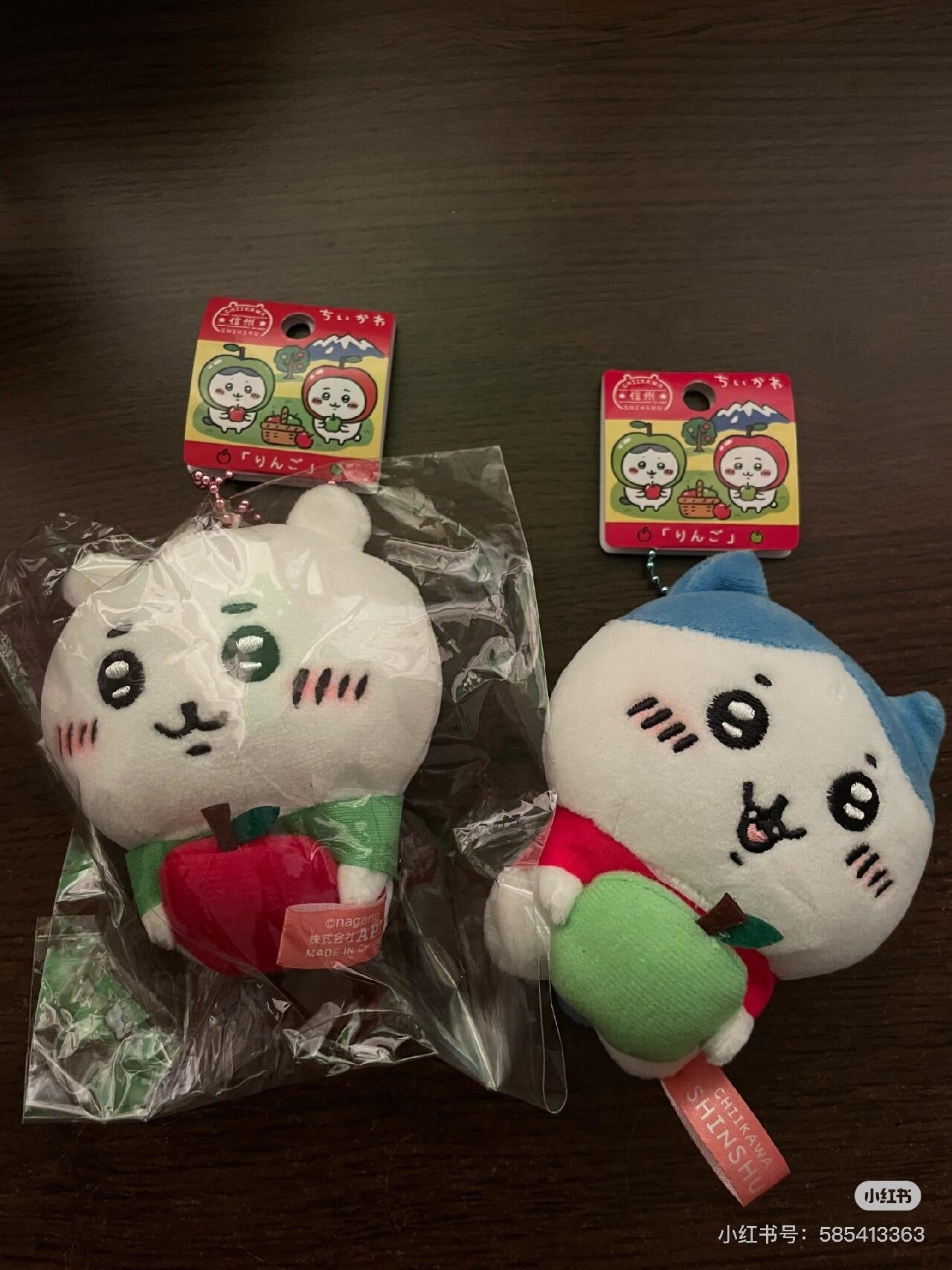 chiikawa吉伊卡哇|地域限定可爱角色毛绒玩偶/挂件|约W85 x H95 x D45mm