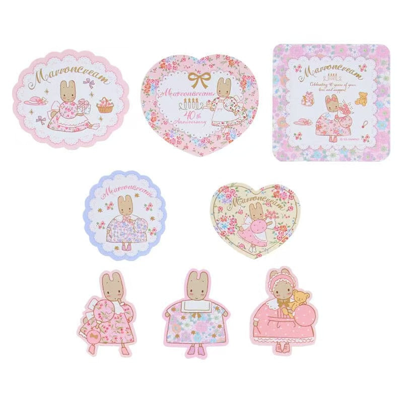Sanrio|Marron Cream 40th anniversary Sticker Set|16 piece