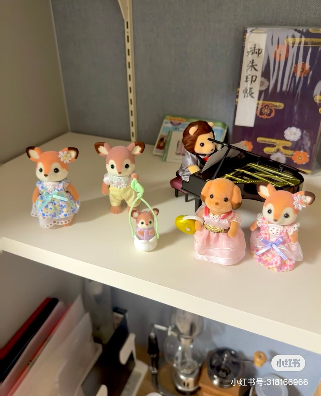 SylvanianFamilies森贝儿家族|Town Toy Poodle 小镇贵宾犬姐姐包包帽子站宝/套组/玩具/过家家