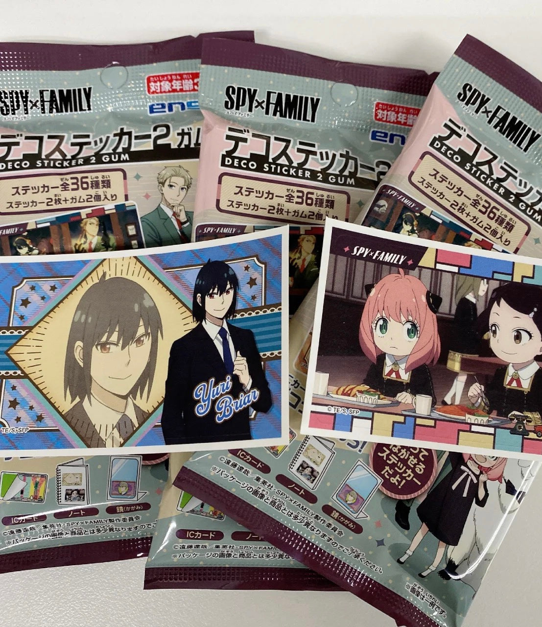 Bandai|Spy Family Figure间谍过家家收藏贴纸食玩/盲盒/全36种|1枚入