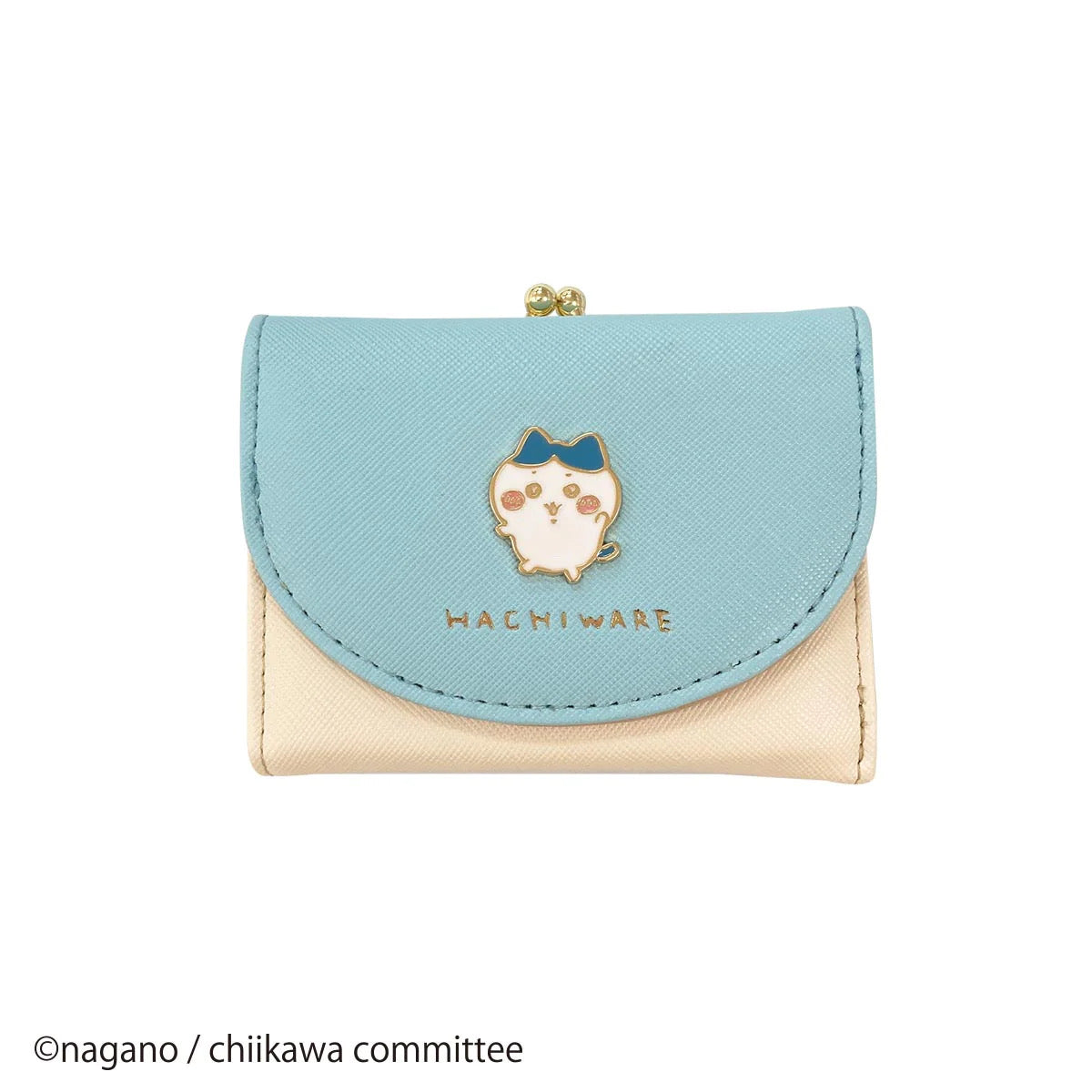 Chiikawa 吉伊卡哇|十字纹多用钱包/皮夹/零钱包/细节满满/满印内里|约H80×W105×D25mm