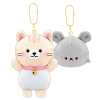 Nico Nui|Obakane Nico Nui Mascot Holder /Plush Keychain|W110 x H170 x D50mm approx.