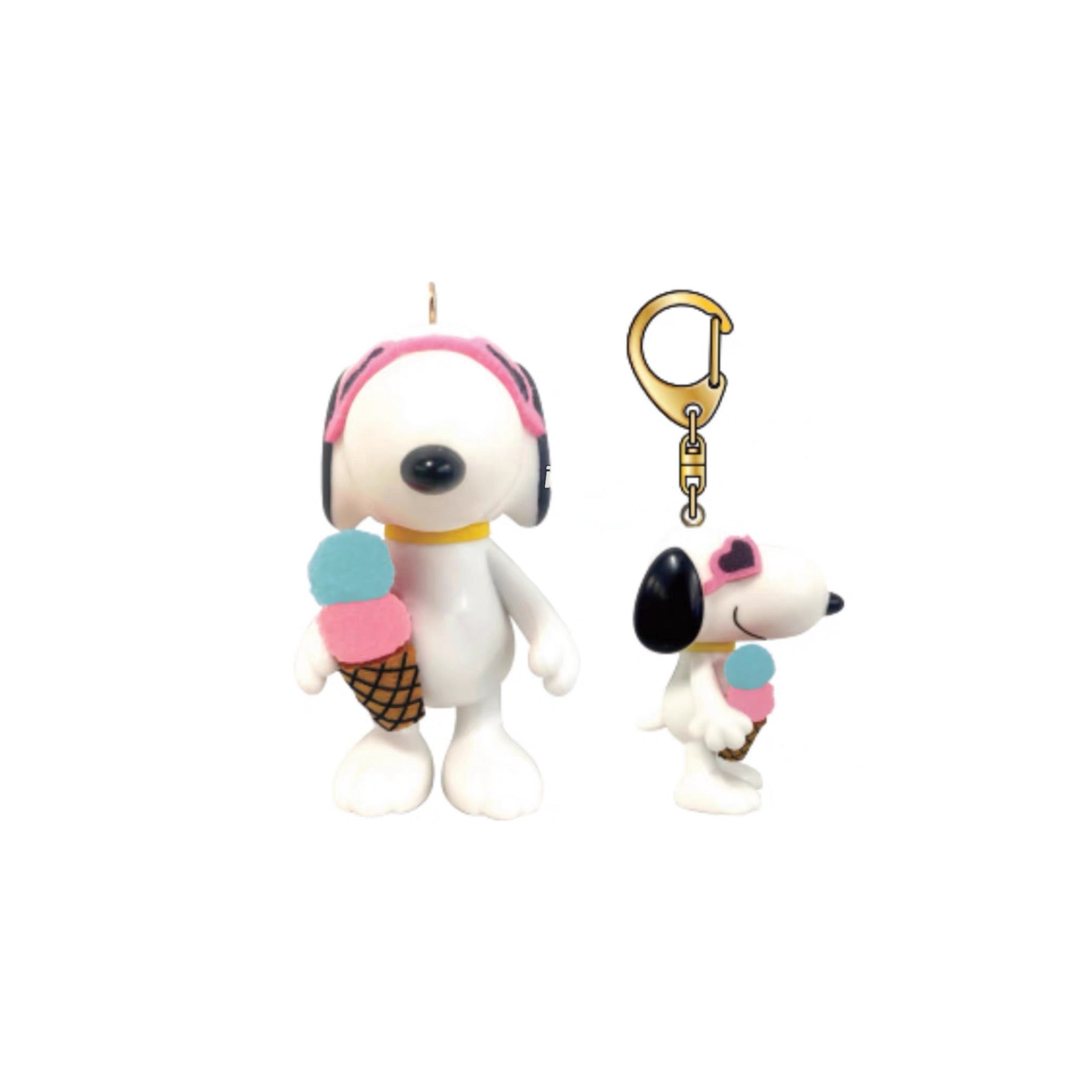Snoopy|PEANUTS Snoopy Mascot Holder /Plush Keychain|35 x 120 x 30 mm approx.