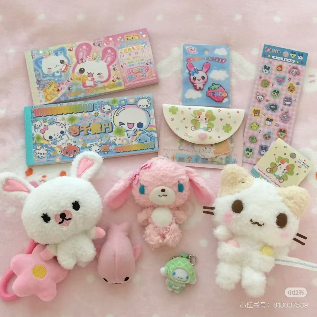 Sanrio|Cat Club Fluffy marshmallow-like kitty Mascot Holder /Plush Keychain| W11 x D7 x H13cm approx.