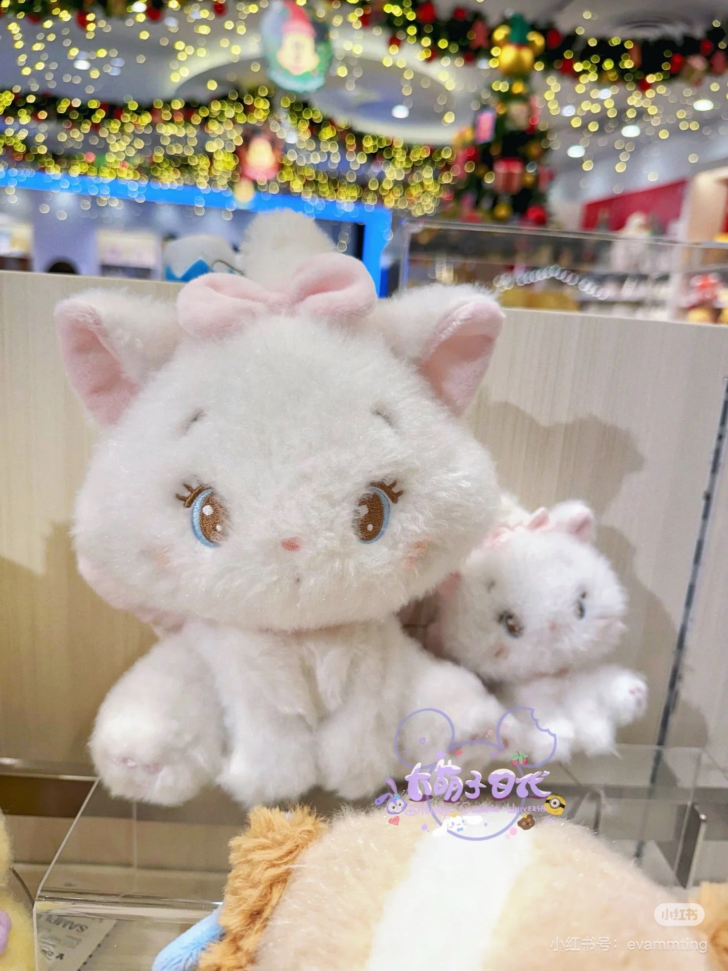 Disney迪士尼|Miss Bunny Plush Doll Illustrated by mikko联名系列超可爱坐姿毛绒玩偶/公仔|约H28.5×W14×D14cm