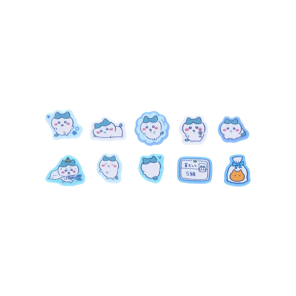 chiikawa|Flake Stickers with Mini Purse keychain|10 piece