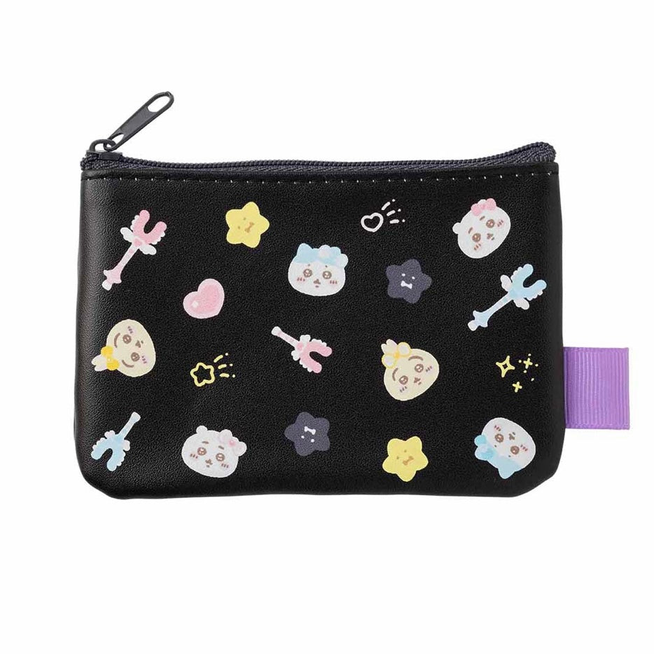 Chiikawa 吉伊卡哇|超魔法少女/小魔仙系列正反不同图案零钱包/收纳包/2只组|各約H85×W125×D10mm
