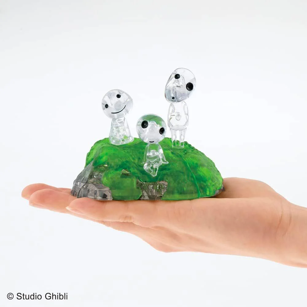 My neighbor totoro|Beverly Crystal 3D Puzzle Ghibli Princess Mononoke Kodama|95 x 175 x 48 mm approx.