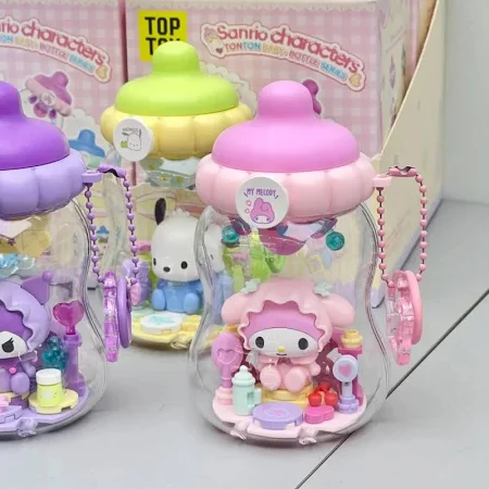 TOPTOY Sanrio Family Dun Dun Milk Bottle Building Block Blind Box