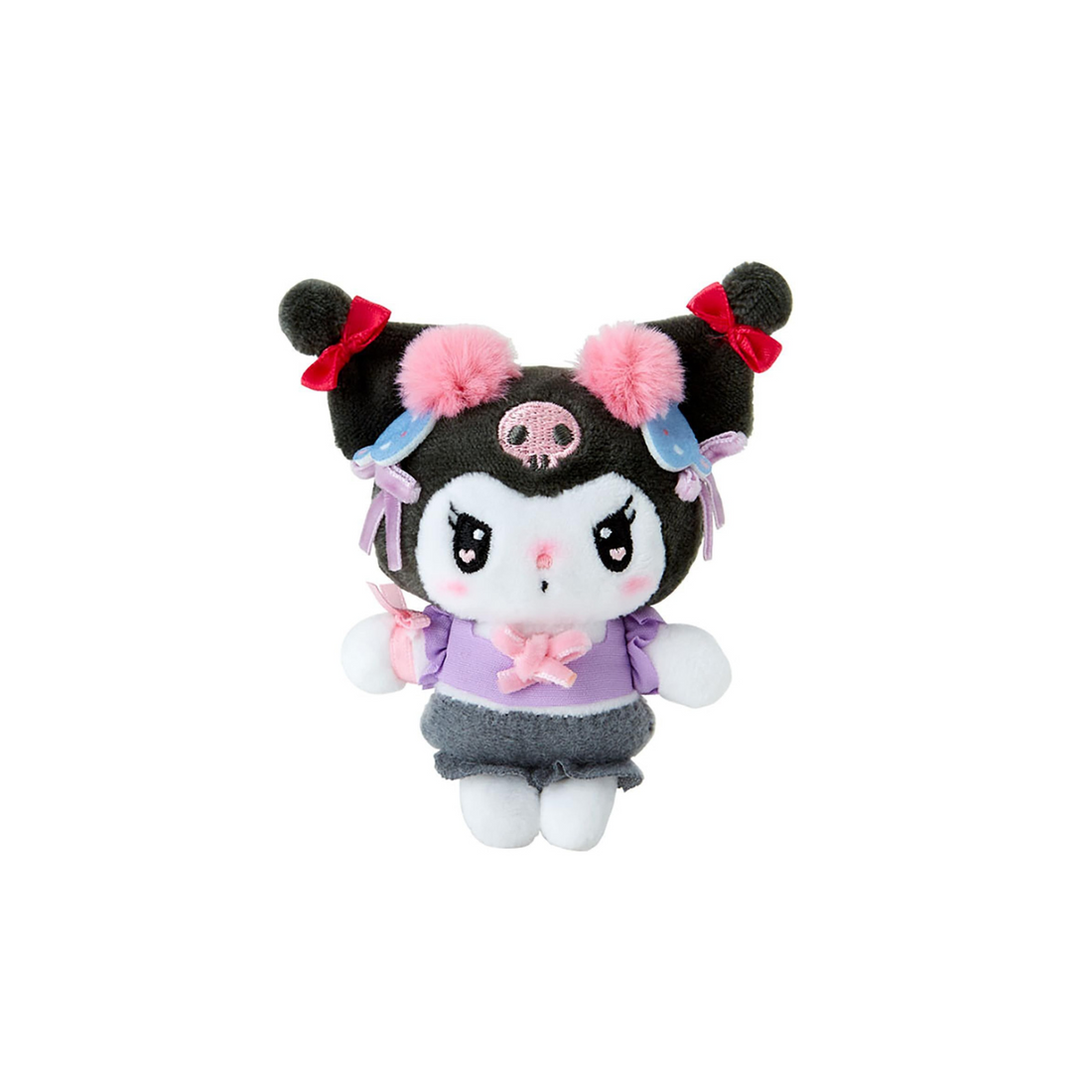 Sanrio三丽鸥|Mascot Brooch - Kuromi / Romantic Room库洛米生日限定毛绒玩偶胸针/徽章|约8×3.5×10cm
