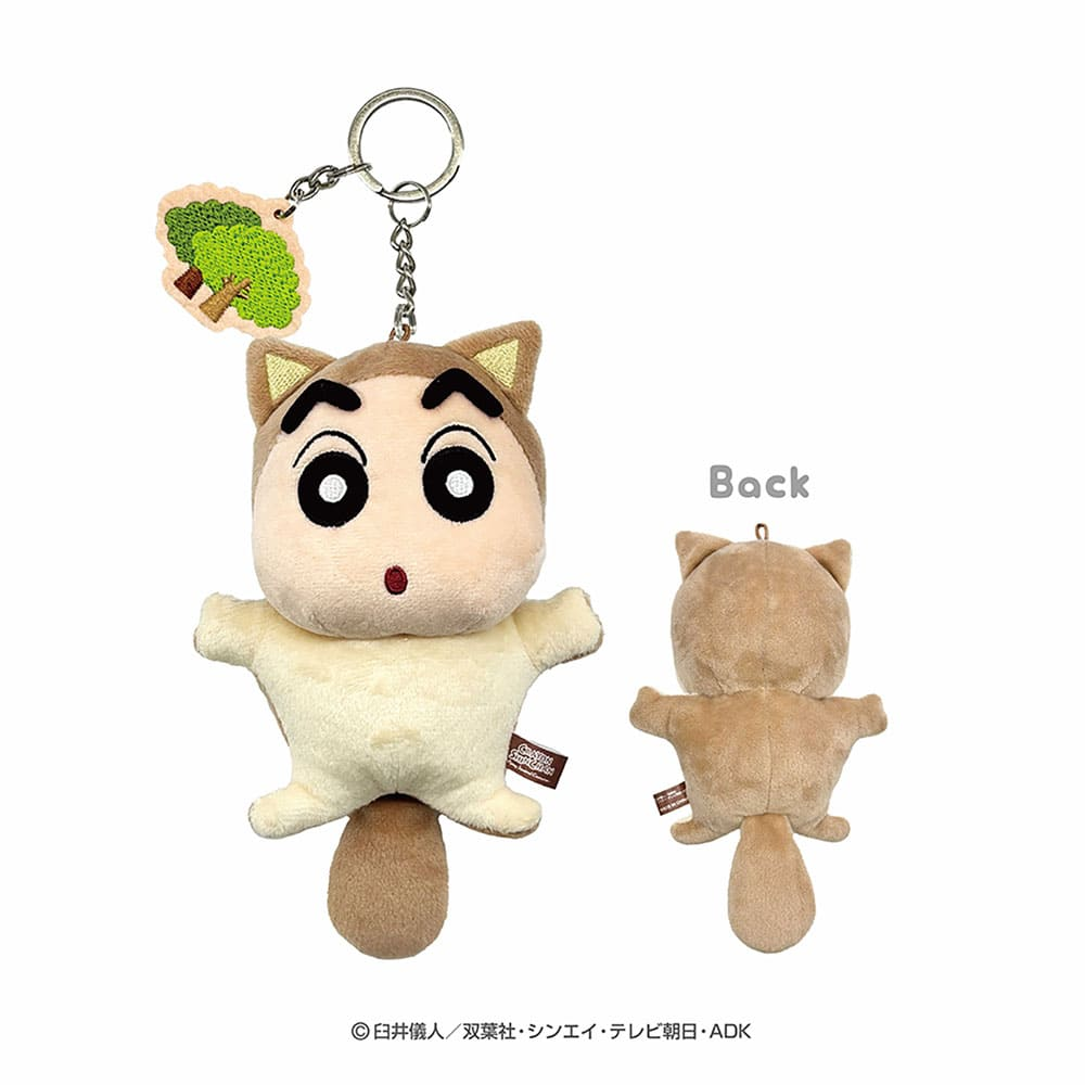 Crayon shin-chan|Animal Embroidered Mascot Holder /Plush Keychain|15cm x 11cm x 7cm approx.