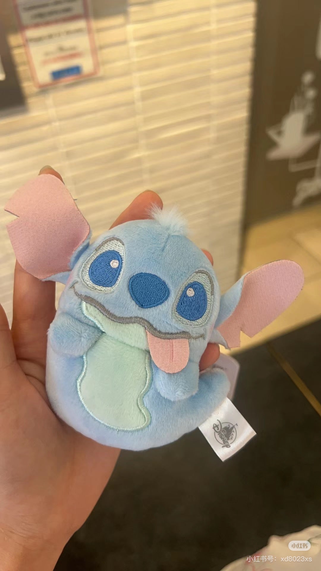 Disney迪士尼|Fluffy Plush Keychain/ Halloween Ghost万圣节幽灵扁扁毛绒挂件/包挂| 约10.5 × 7 × 5cm