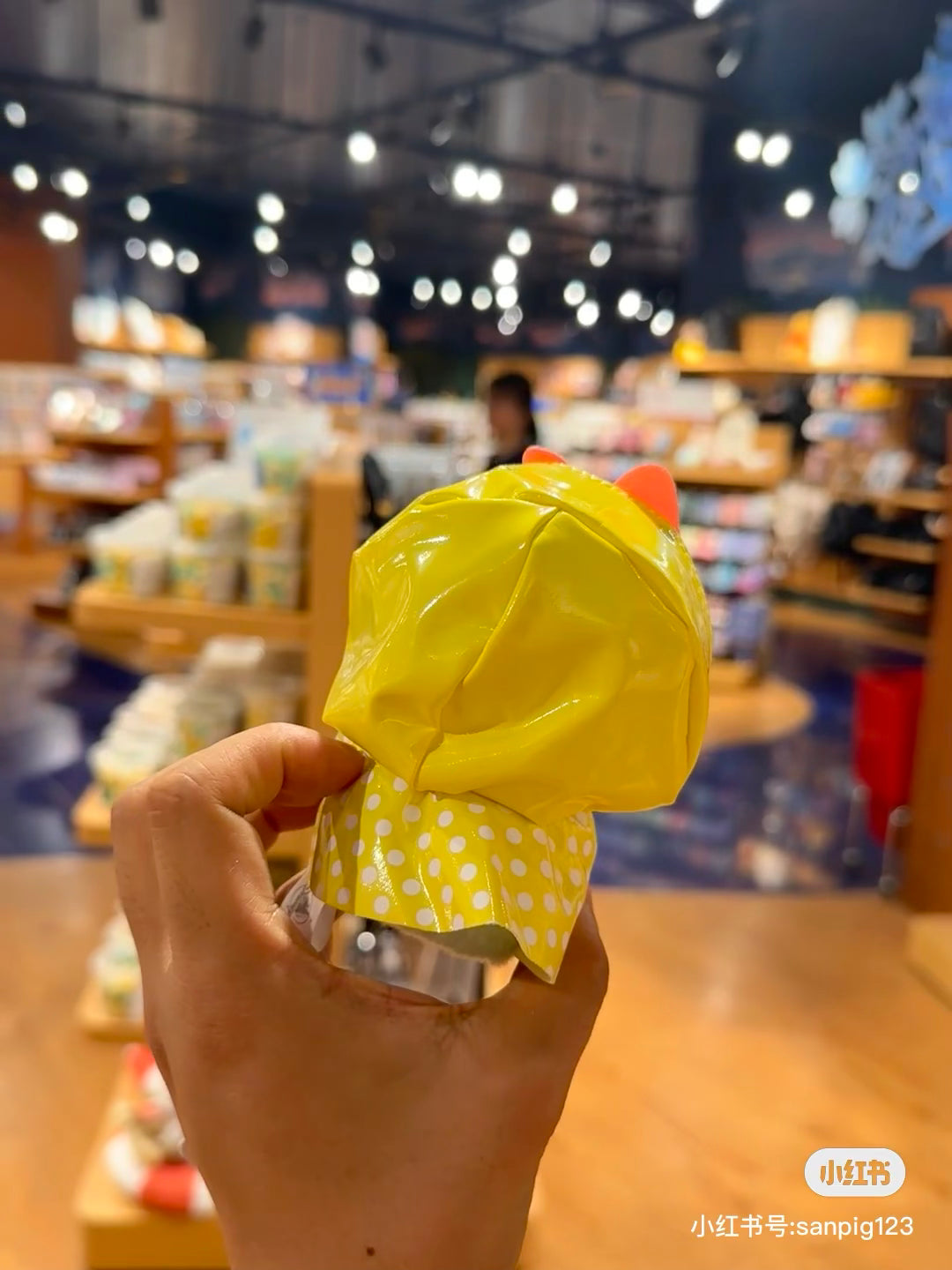 Disney迪士尼|超萌豆豆眼雨衣系列玩偶/公仔|约11×11×8cm