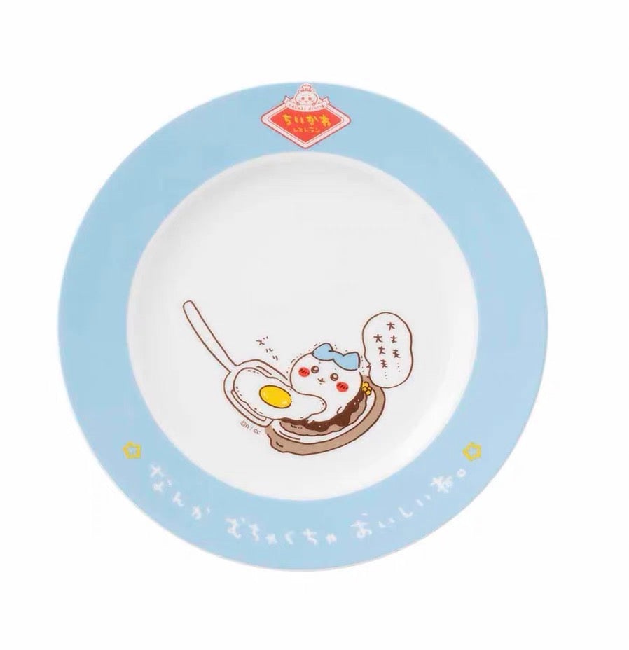 Chiikawa 吉伊卡哇|角色盘子|約直径125×H65mm