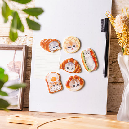 【pre-order】Mofusand|Mofumofu Bakery Puffy Bread Magnet|H60×W61mm approx.