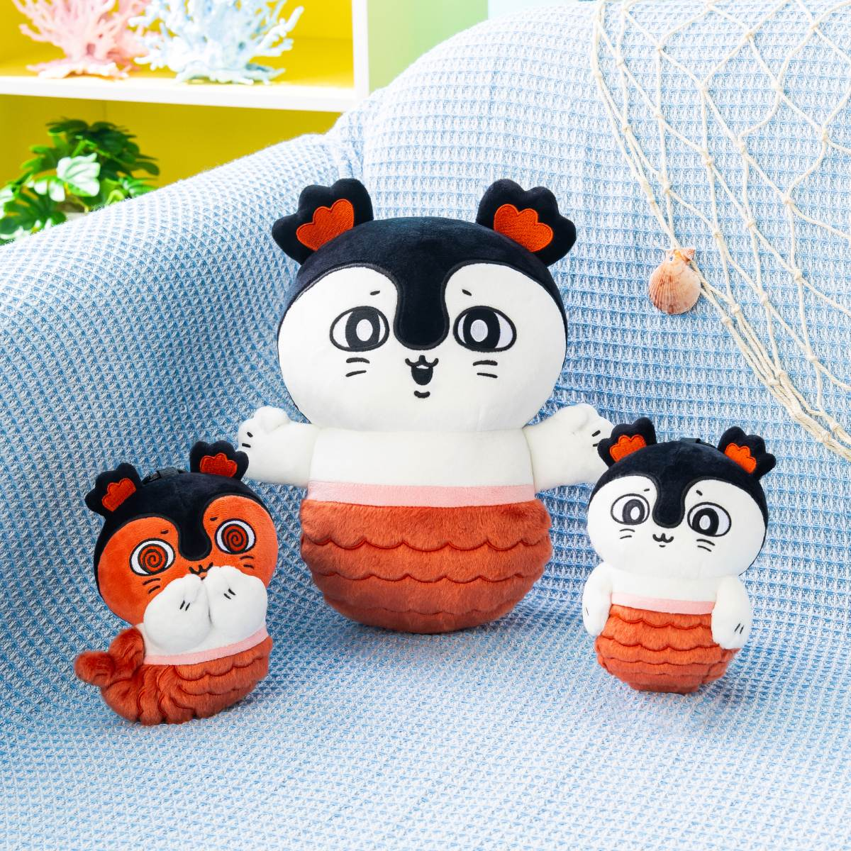 chiikawa|Movie Mascot Holder /Plush Keychain|H110 x W90 x D50 mm approx.