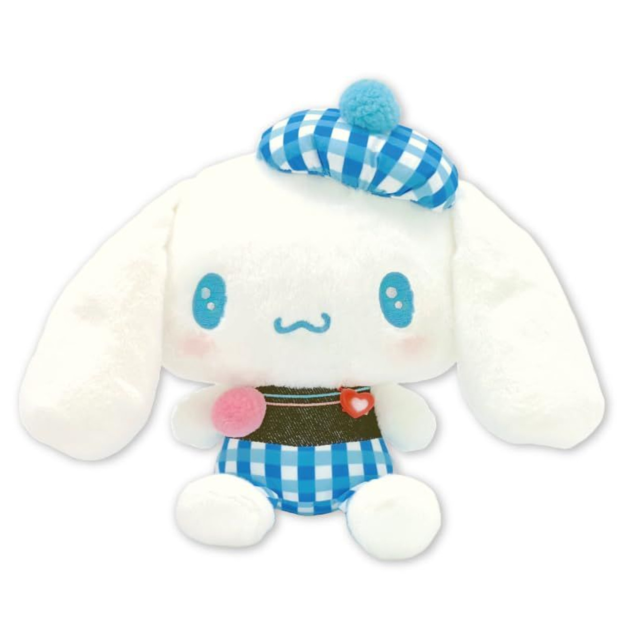 Sanrio|Gingham Denim Plush Dolls/Plush Toy|23.5×24×20.5cm approx.