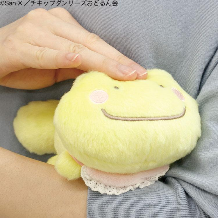 Sumikko gurashi角落生物|角落生物青蛙玩偶/手玉/抚摸会有铃铛响声|约80×110×160mm